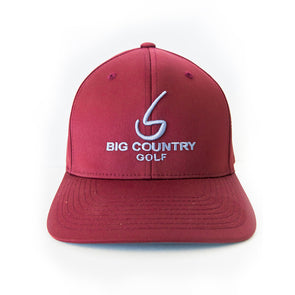 Big Country Perforated Performance Cap - Maroon
