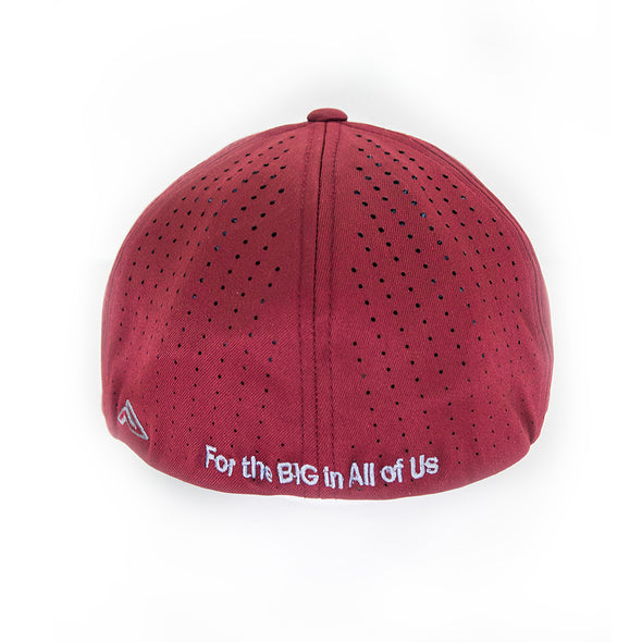 Big Country Perforated Performance Cap - Maroon