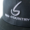 Big Country 6 Panel Retro Trucker - Black/Graphite