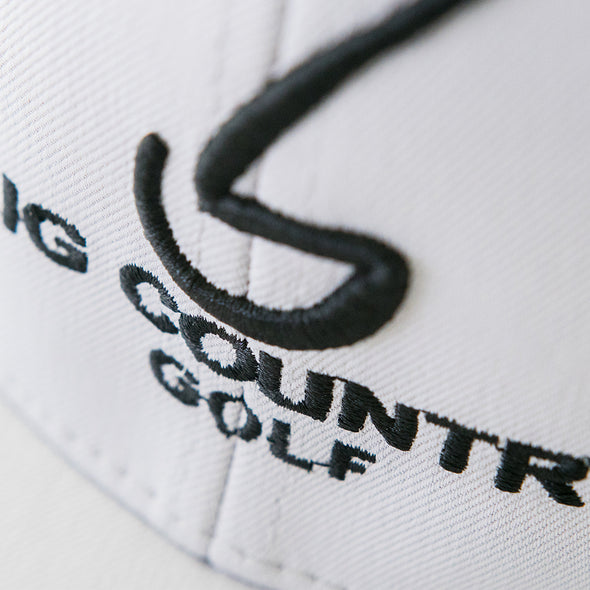 Big Country Perforated Performance Cap - Black/Silver